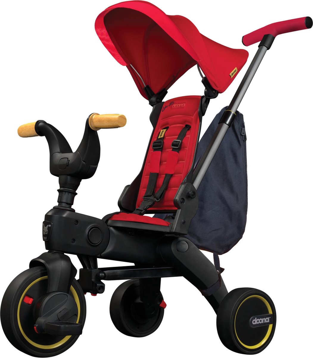 Doona LIKI Trike S5 inclusief shopping- en travelbag flame red