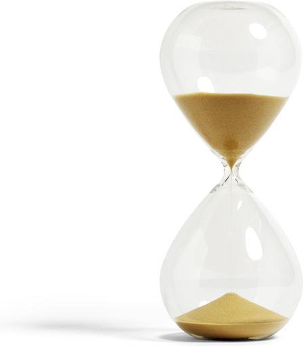 HAY Time Round XXXL 120 minuten Zandloper Goud Ø16 X H37.5