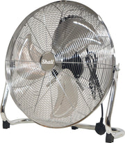 Shall FAN45C vloerventilator met 3 snelheden - chroom