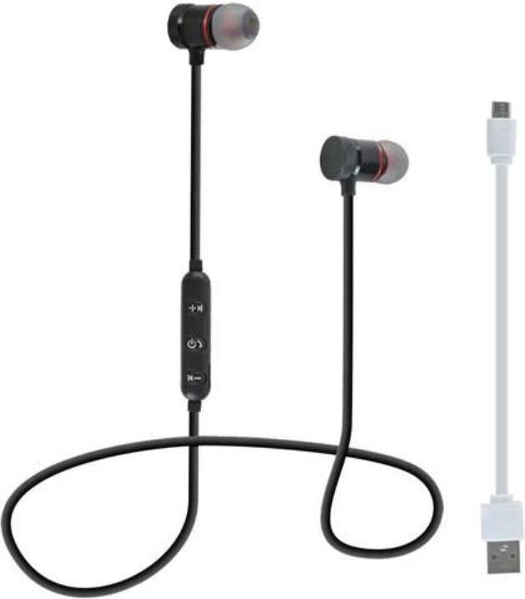 R1 Bluetooth Headset in ear Sport Oortjes - Zwart