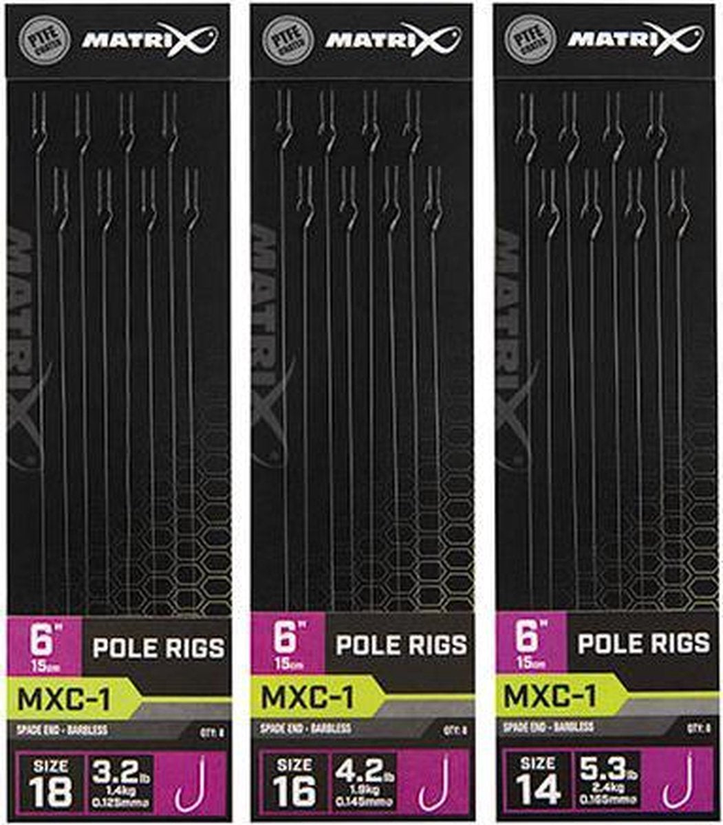 MATRIX MXC-1 SZ16 BARBLESS 0.145MM STANDARD RIG