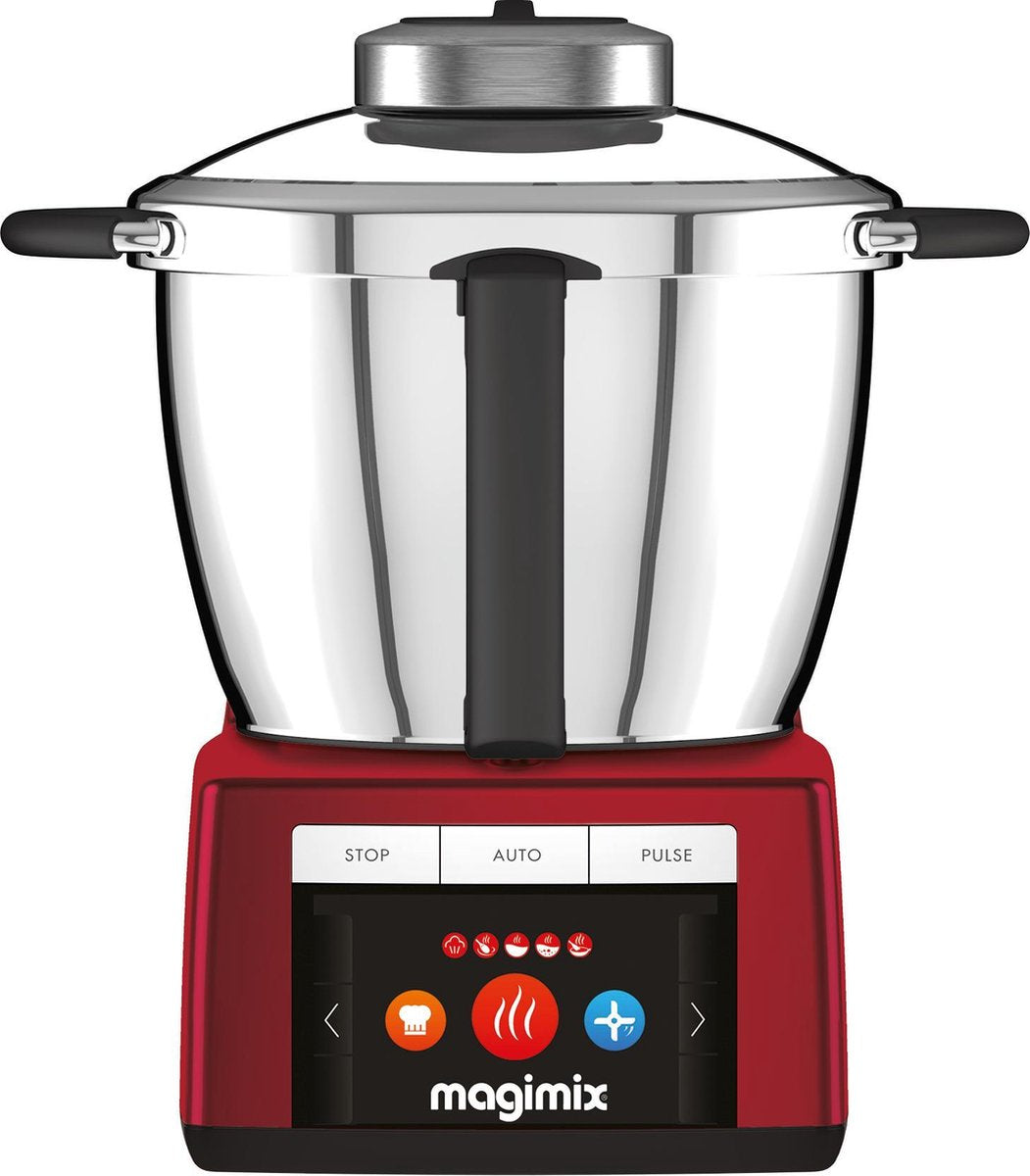 Magimix Cook Expert - Cookprocessor - Foodprocessor - Inductie - 3.6L - 12 automatische programma's - 30 jaar motorgarantie - Rood
