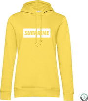 Subprime - Dames Hoodies Hoodie Block Geel - Geel - Maat S