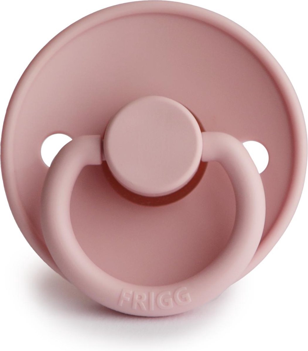 FRIGG Fopspeen maat 2 - 6-18 maanden - Baby Pink - Natuurrubber