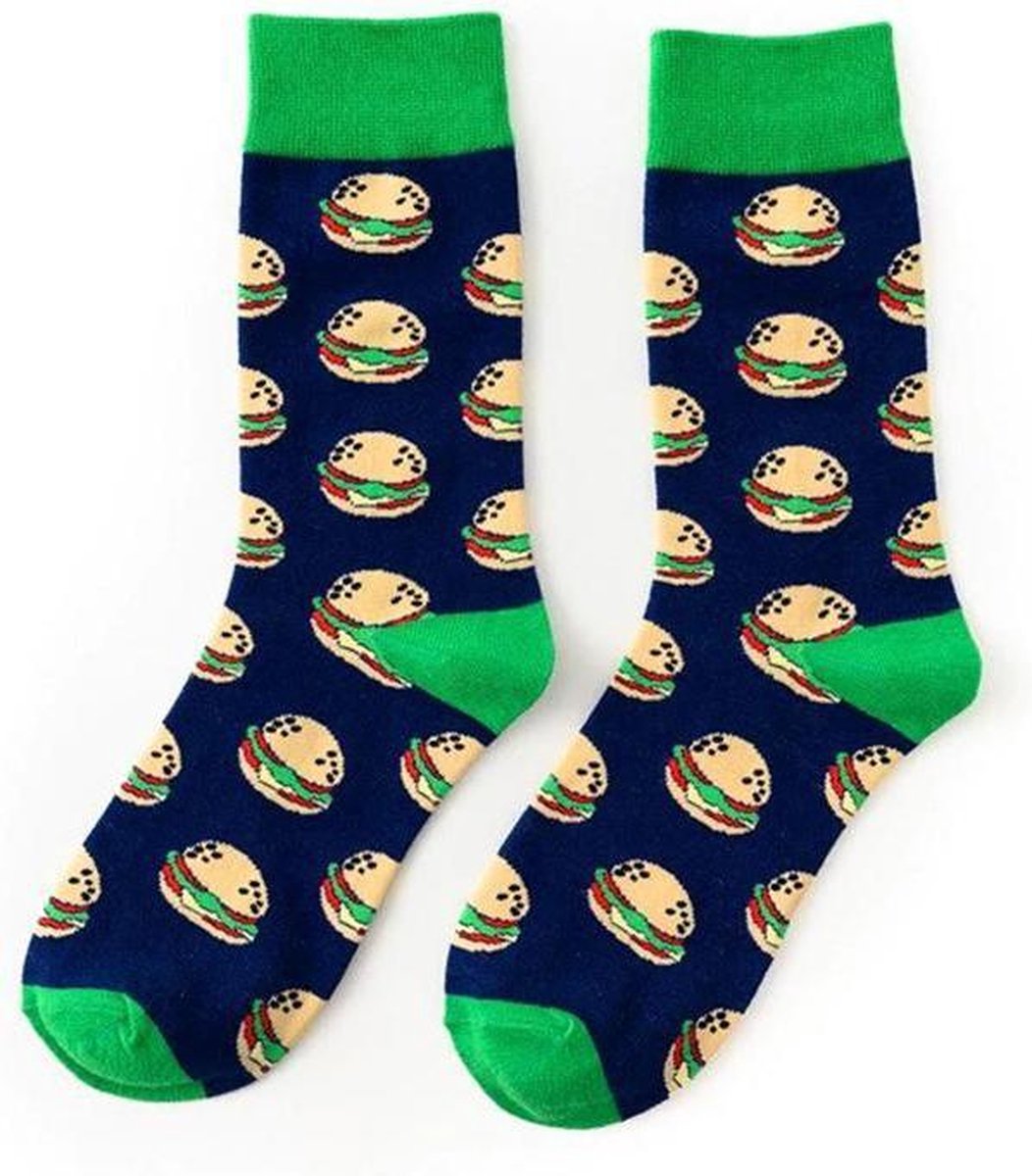 Hamburgers Sokken _Happy Socks_Unisex