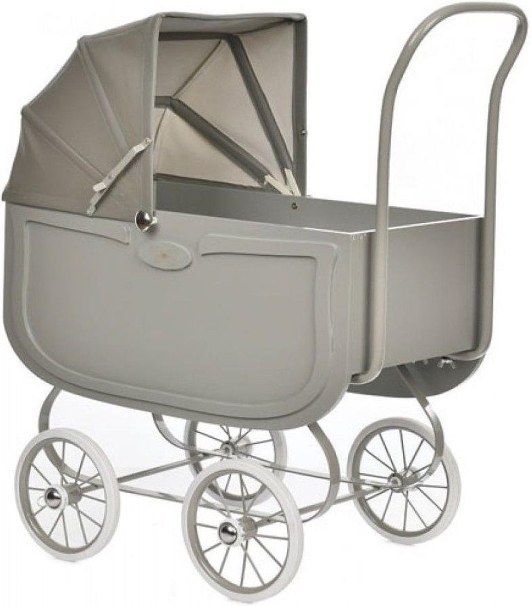 byAstrup Vintage poppenwagen grijs