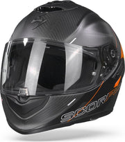 Scorpion EXO-1400 Carbon Air Drik Matt Black Orange Full Face Helmet S