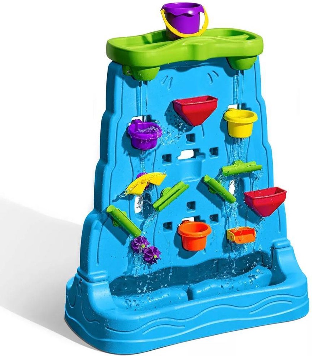 Step2 Waterfall Discovery Wall - Dubbelzijdig - Incl. 13-delige accessoire-set
