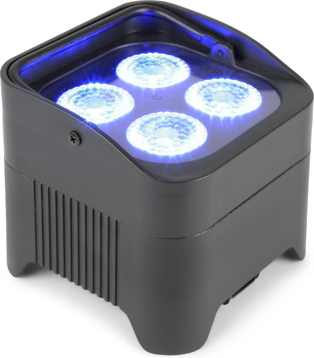 BeamZ BBP94 UPLIGHT met ingebouwde accu dus overal te gebruiken. Incl. afstandsbediening