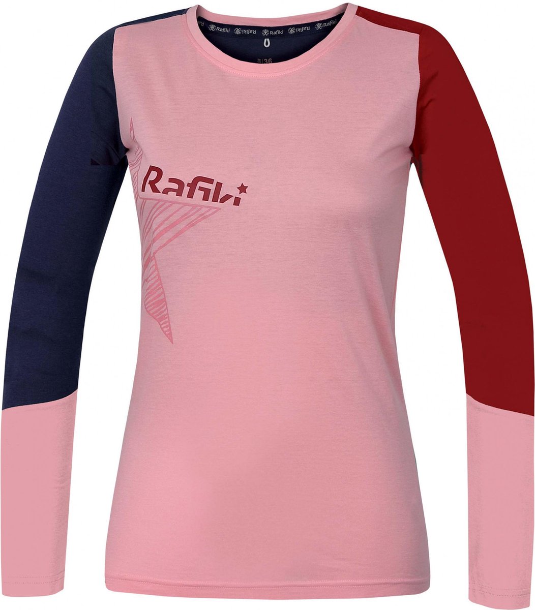 Rafiki Longsleeve Chulilla Dames Katoen Roze Maat 38