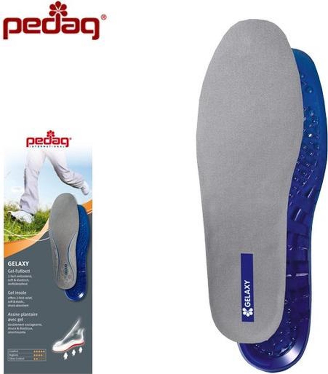 Maat 42 / 43 Gelaxy Microvezel Gel Inlegzolen van het merk Pedag