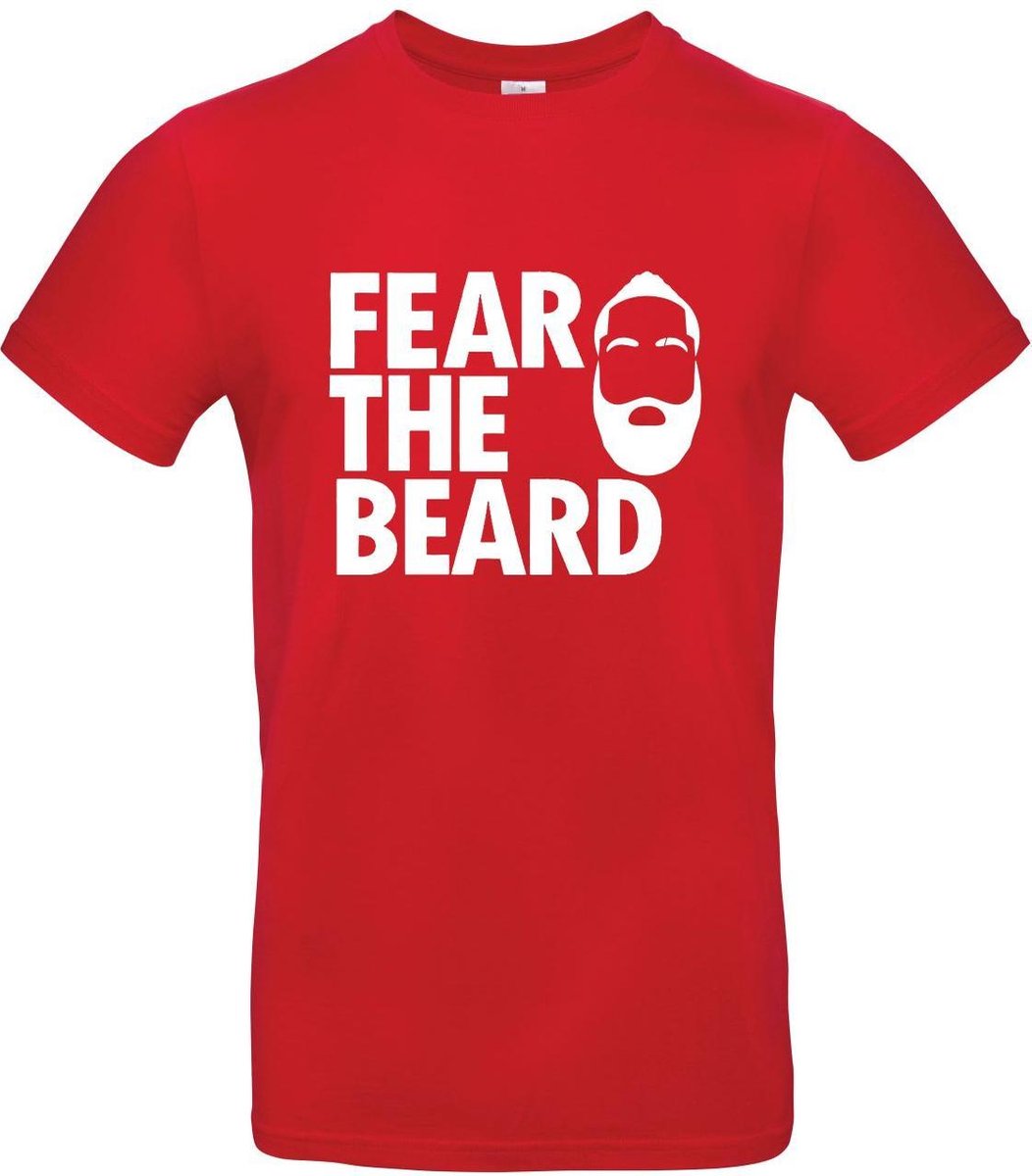 Fear the Beard (James Harden) - NBA T-shirt - rood - XXL