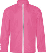 AWDis Gewoon Cool Volwassenen Unisex Douchebestendig Lopend Jasje (Elektrisch Roze)