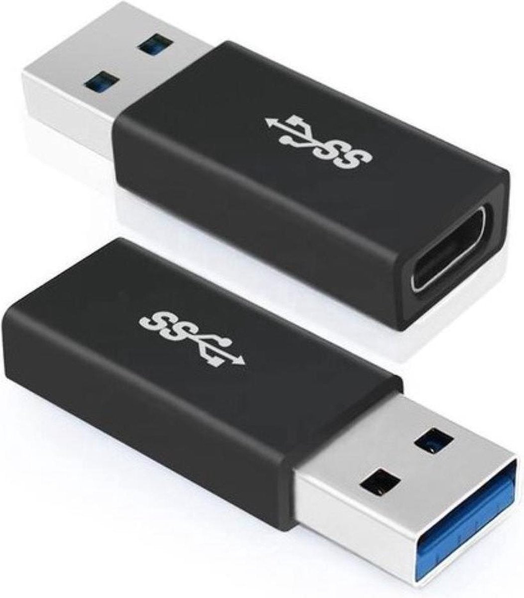 Garpex® USB-C naar USB-A adapter - USB C naar USB - Set van 2 stuks