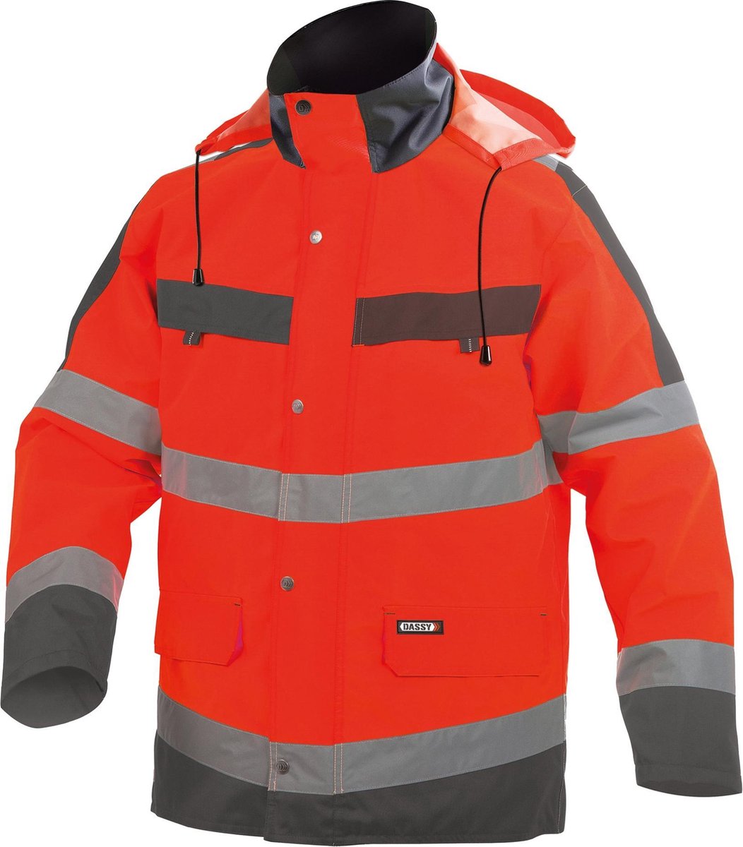 Dassy ATLANTIS Parka Rood/GrijsM