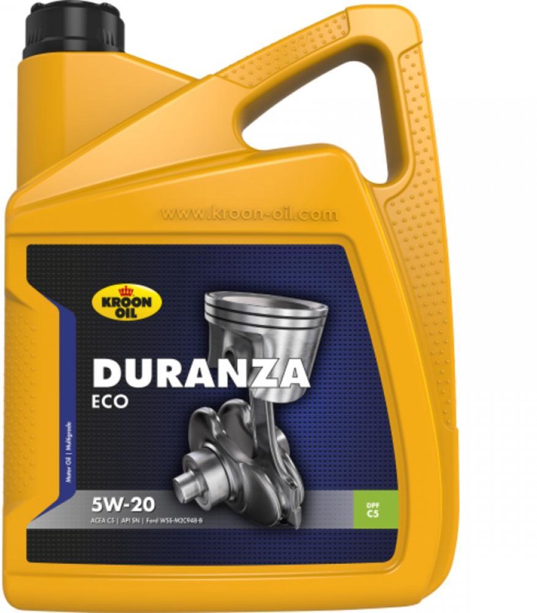 Kroon-Oil Duranza ECO 5W-20 - Motorolie - 5L