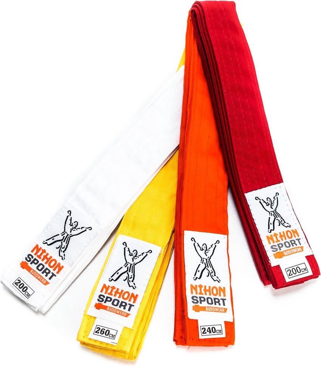 Budobanden voor kinderen Nihon | lichte kwaliteit - Product Kleur: Rood / Product Maat: 260