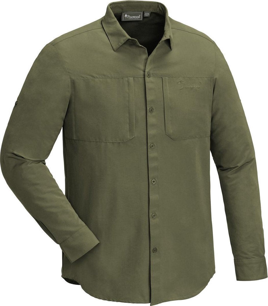 Namibia Travel Shirt - Long Sleeve - Green (5340)