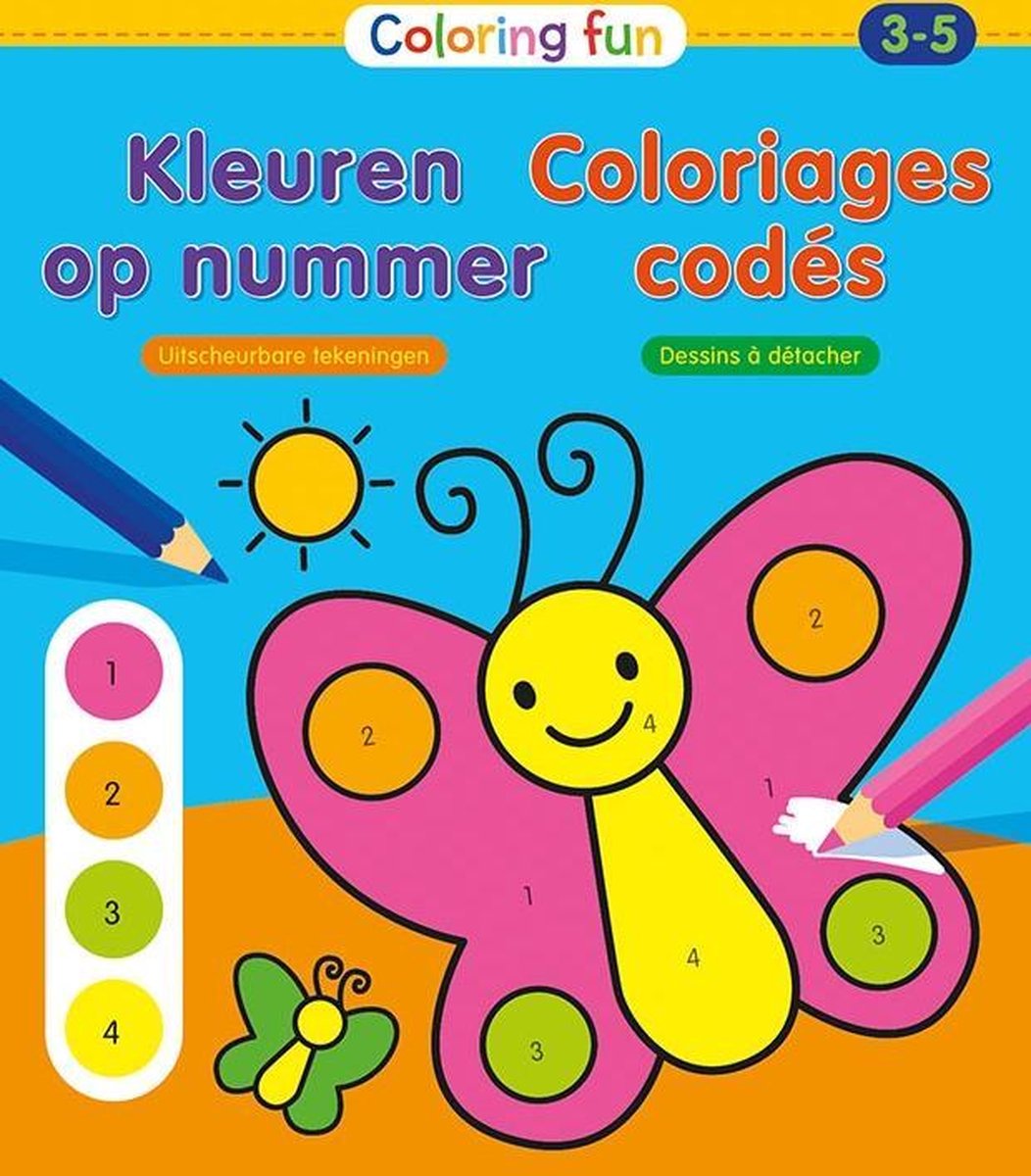 Deltas Coloring Fun - Kleuren Op Nummer