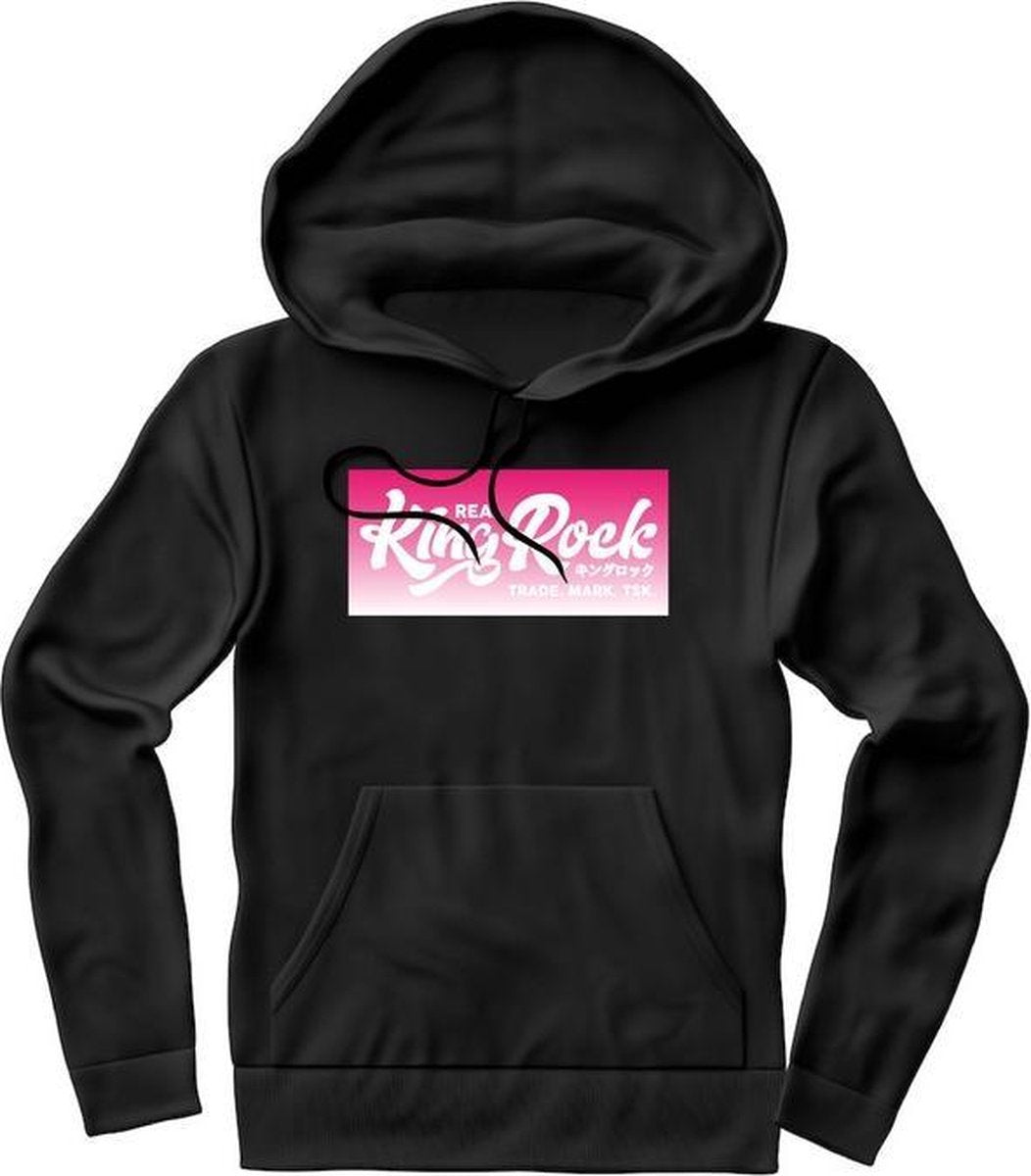 KingRock Studio  Hoodie | Roze | Heren / Dames | Original & Vintage Hoodie met Capuchon | Perfect Kleding Trui Verjaardag Cadeau |