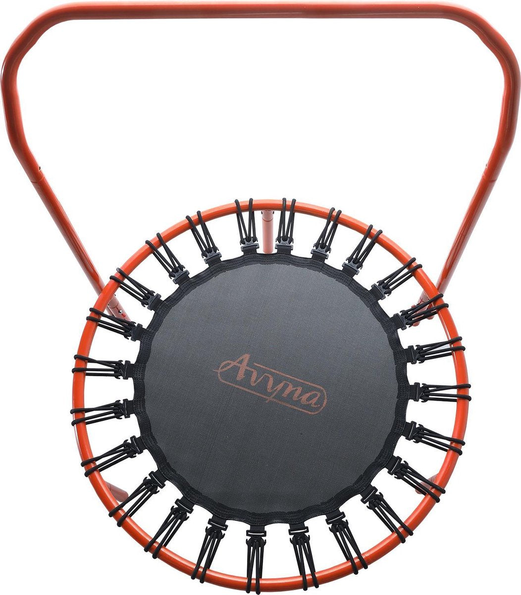 Avyna Fitness trampoline Ø 102 Oranje met beugel