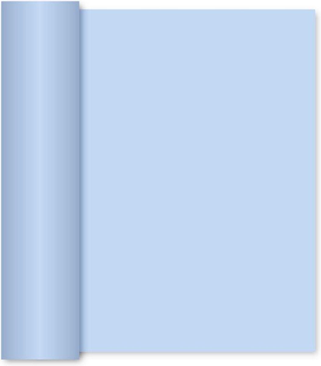 GALA Tafelloper Light Blue 40cm x 10m Blauw