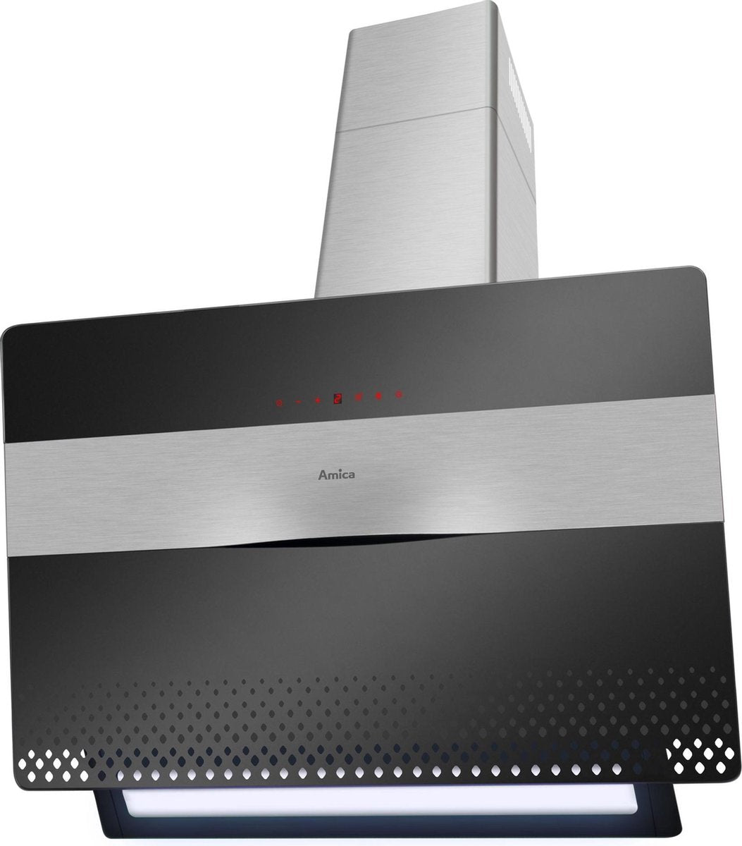 Amica AH0139 -  Afzuigkap 711 m³/uur -  Muurmontage - Zwart