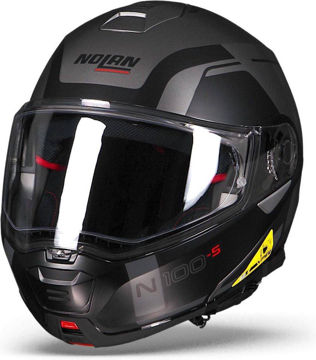 Nolan N100-5 Consistency Flat Lava Gijs N-Com 020 Systeemhelm - Motorhelm - Maat m