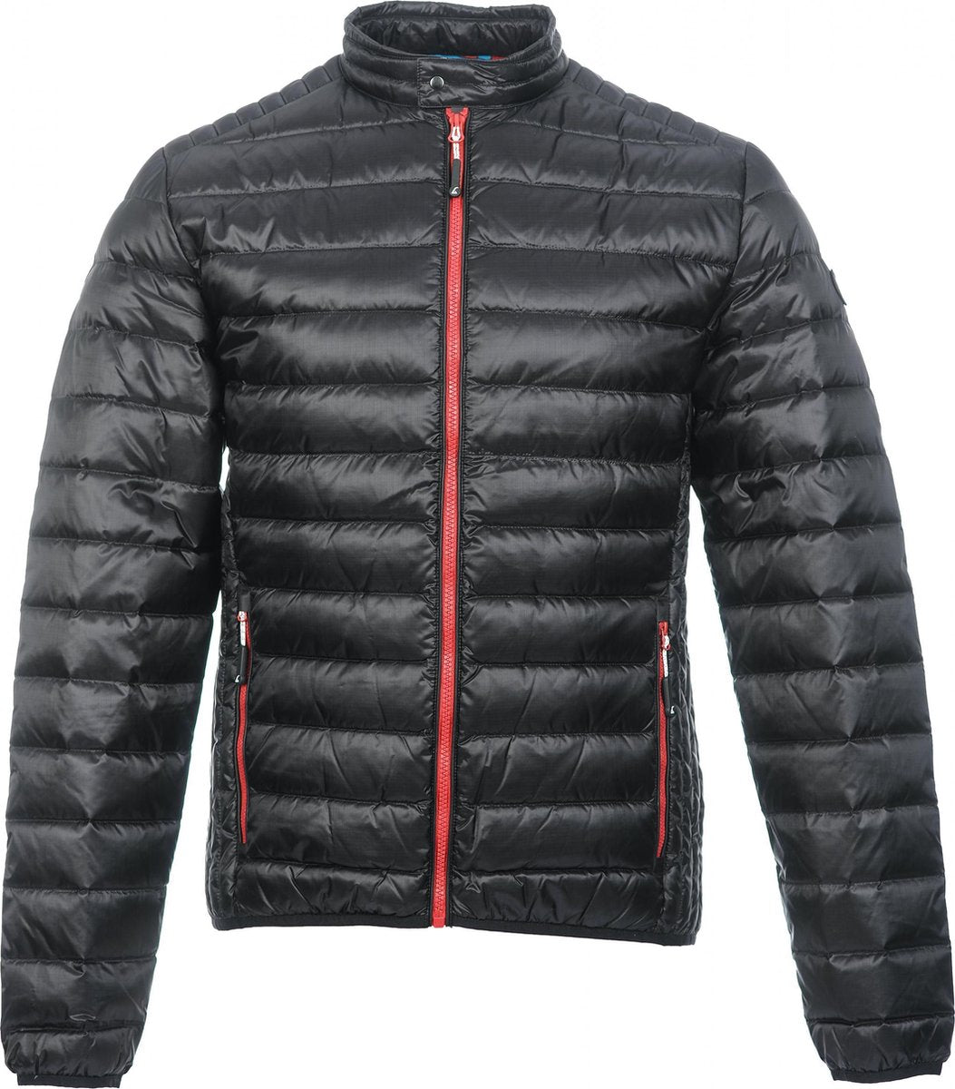 Alvivo Outdoorjas Workuta Heren Nylon Zwart/rood Maat M
