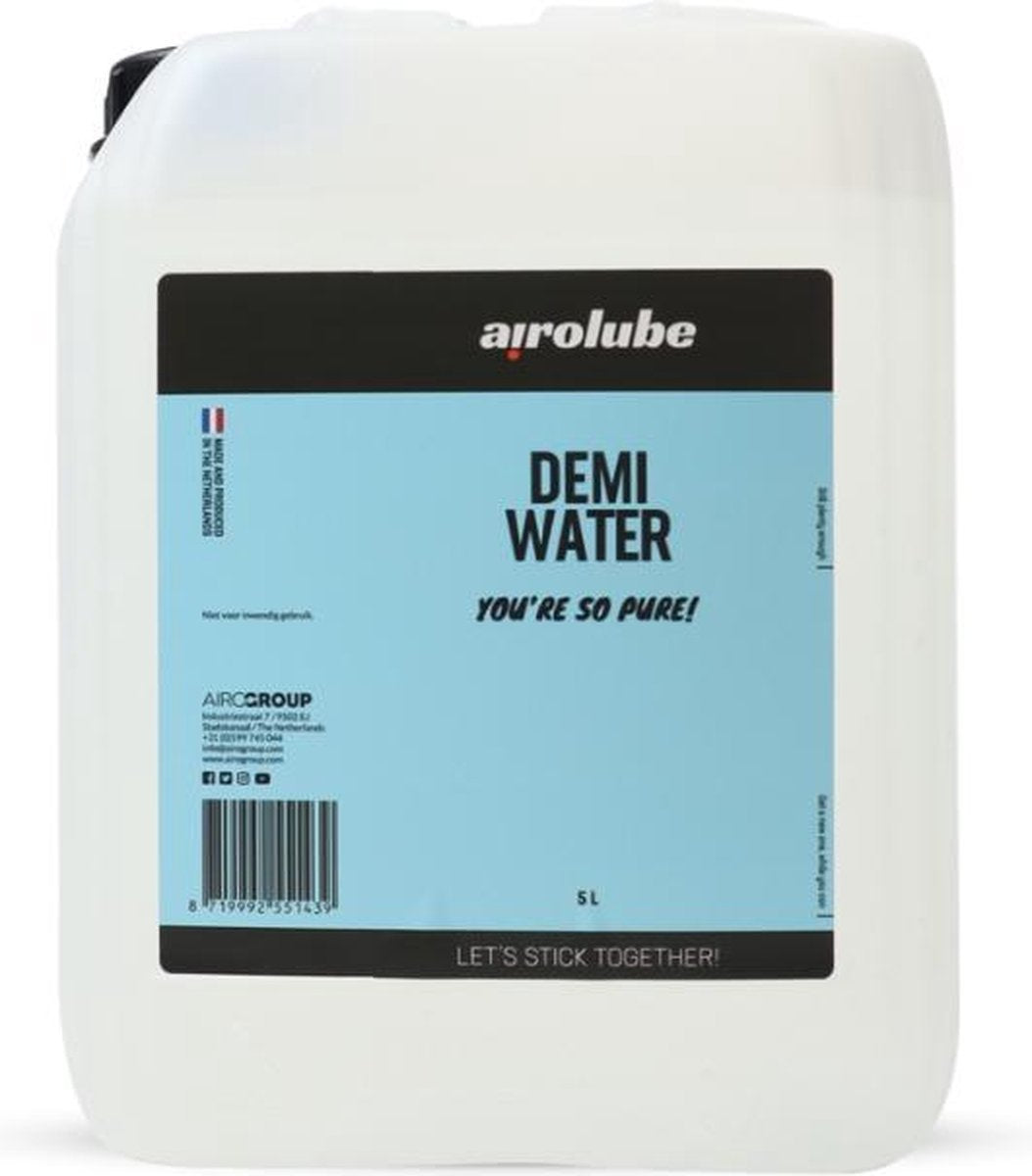 Airolube Demi Water | Gedemineraliseerd water - 5000 ml