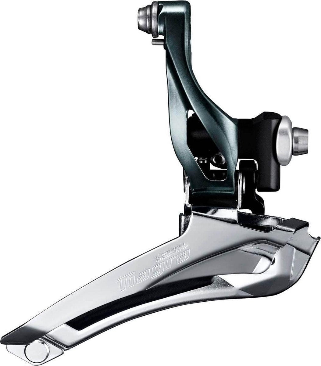 Voorderailleur Shimano Tiagra FD-4700 - 2x10 speed - down pull - aanlas 61-66° - 46-53T - grijs