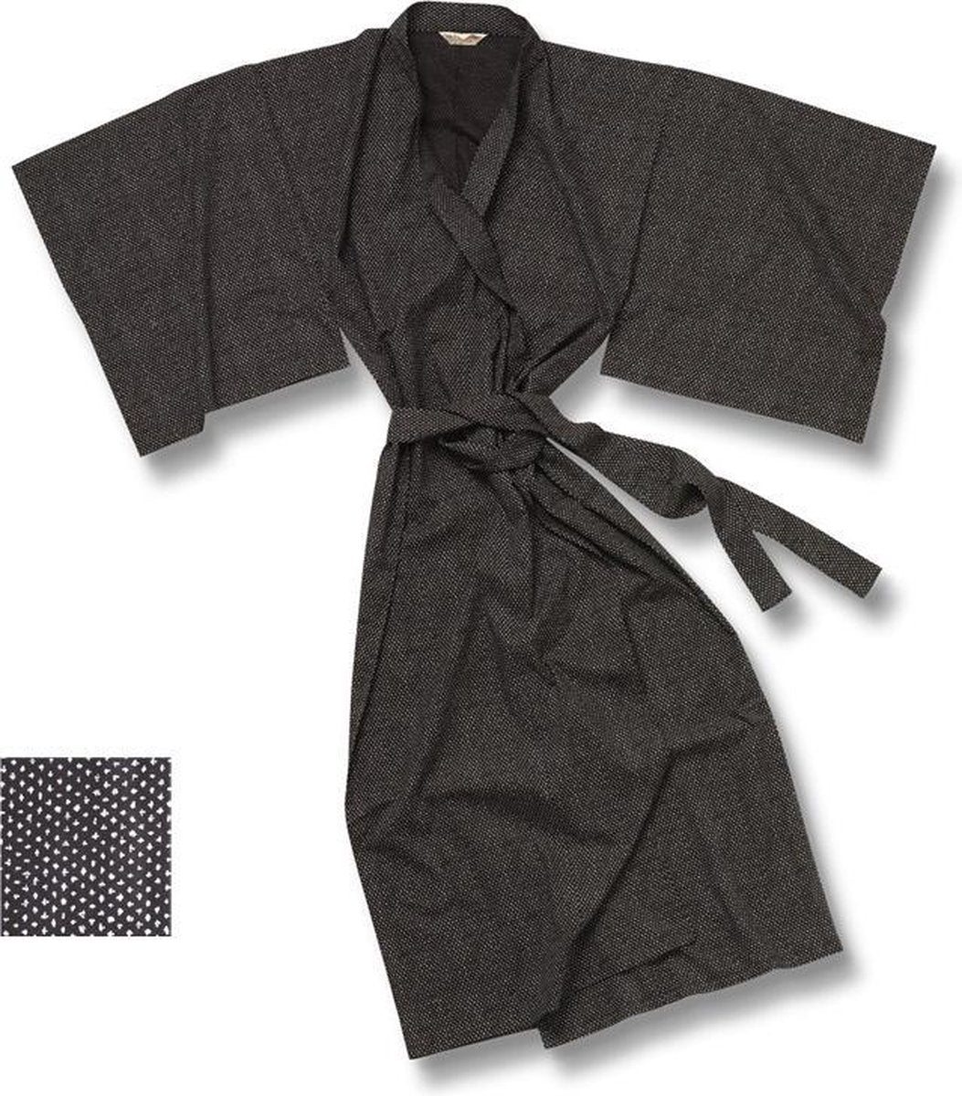 Traditionele Japanse Kimono Yukata Lang Chidori Gevoerd 100% katoen