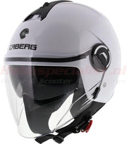 Caberg motorhelm Jet Riviera V4 glans wit XS