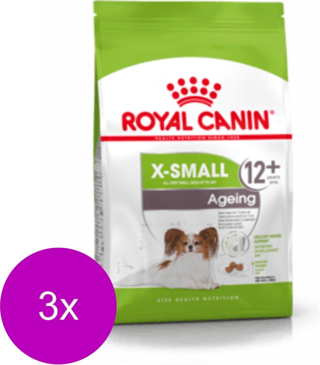 Royal Canin X-Small Ageing 12plus - Hondenvoer - 3 x 1.5 kg