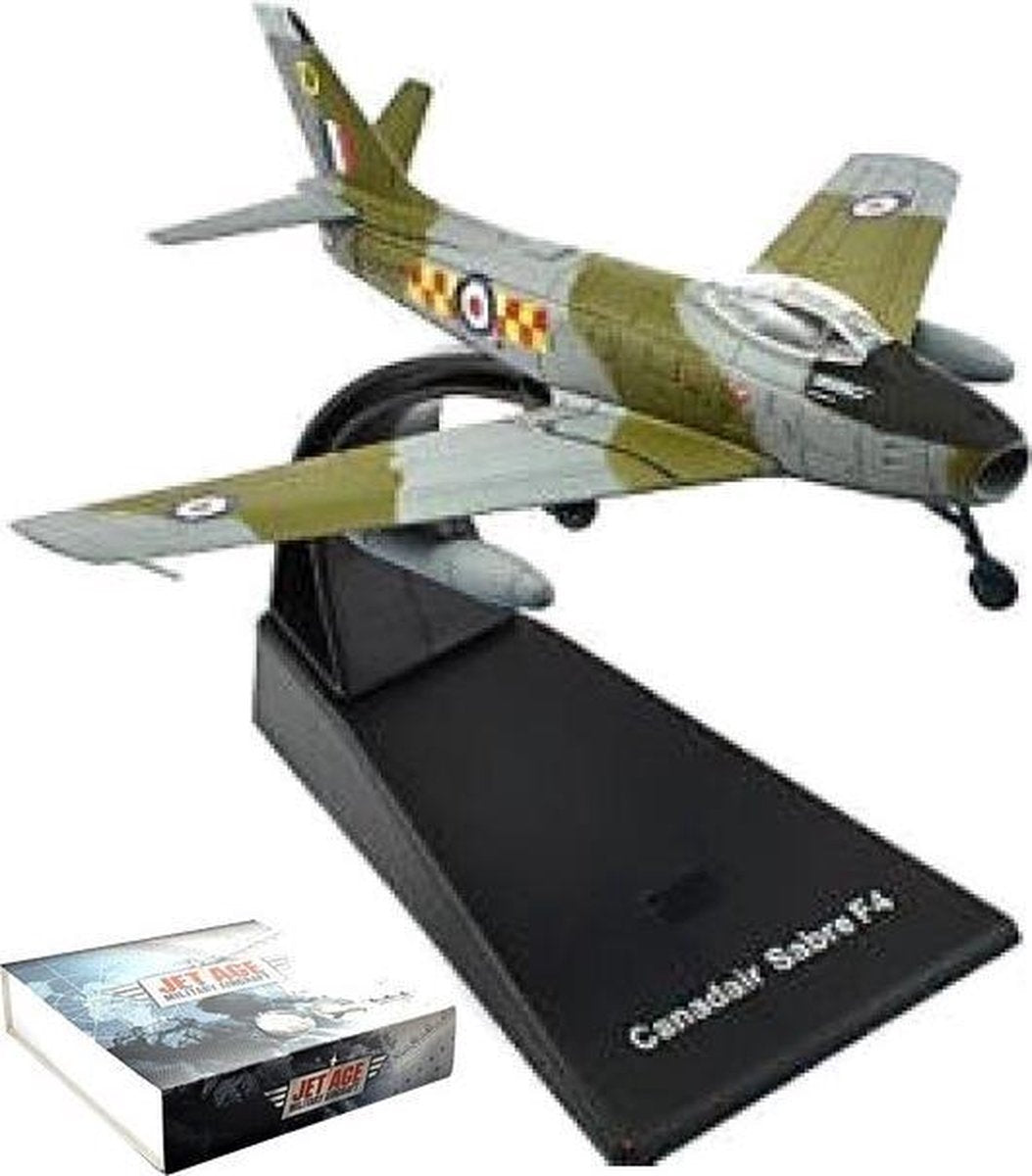 ATLAS CANADAIR SABRE F4 No. 92 'EAST INDIA' SQUADRON RAF LINTON-ON-OUSE 1955 schaalmodel 1:100
