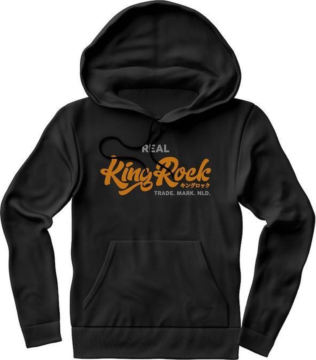 KingRock Studio  Hoodie | Goud | Heren / Dames | Original & Vintage Hoodie met Capuchon | Perfect Kleding Trui Verjaardag Cadeau |