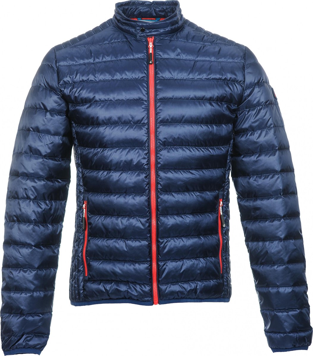 Alvivo Outdoorjas Workuta Heren Nylon Donkerblauw/rood Mt 4xl