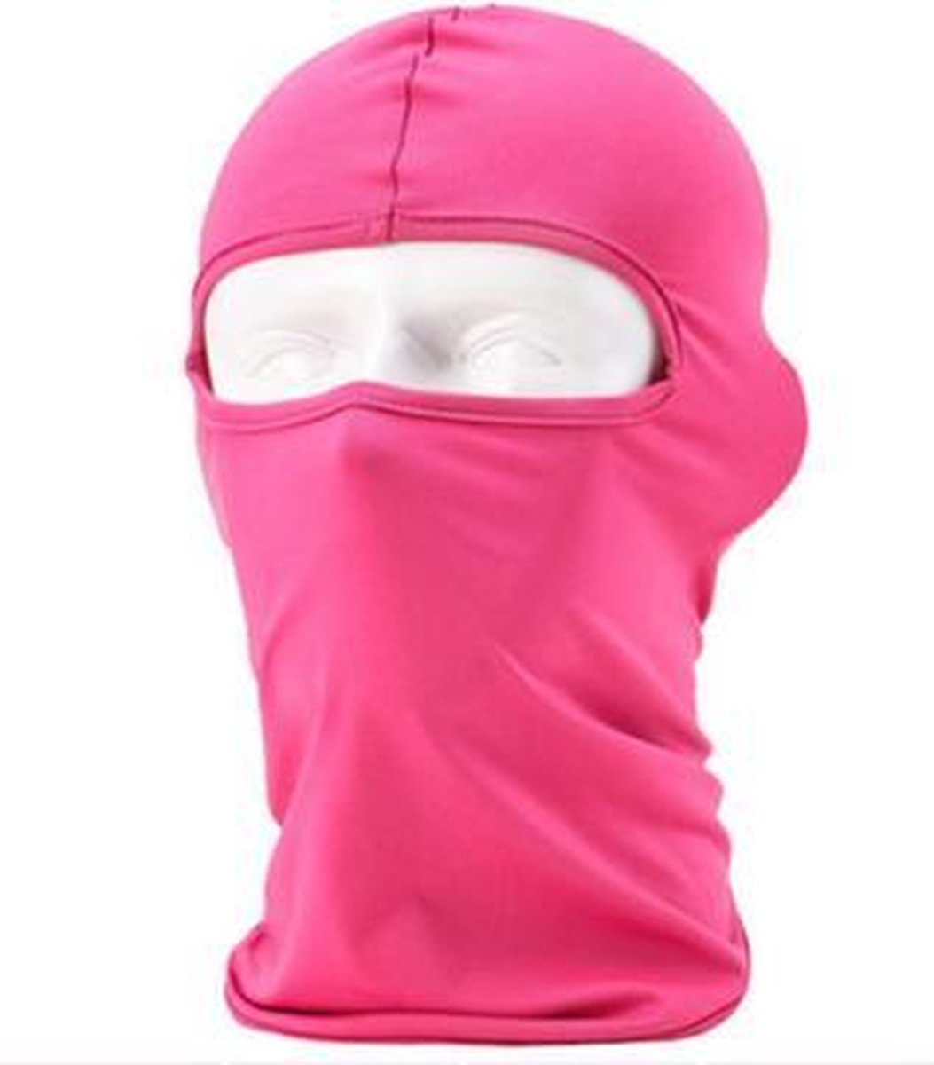 Bivakmuts voor Snowboarden - Skiën - Wielrennen - Schaatsen - Nekwarmer - One Size - Volwassenen - Roze