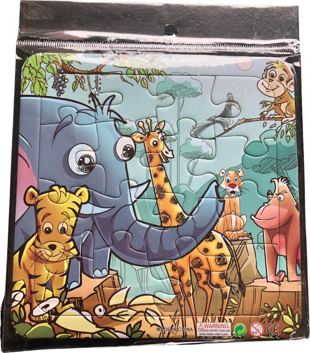 Legpuzzel jungle olifant - puzzelen - puzzel - hobby - maken - cadeau