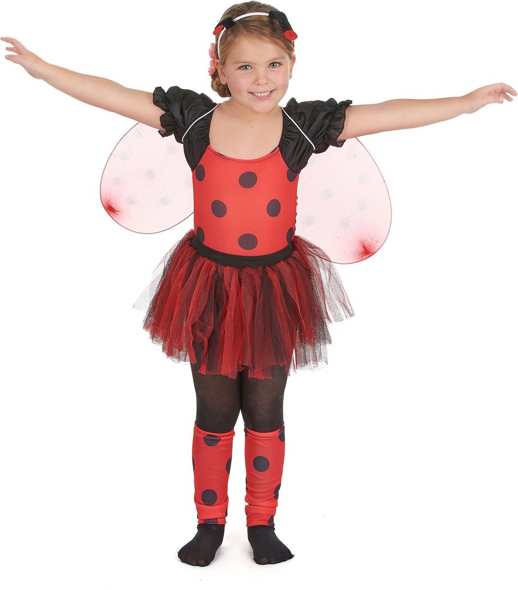 Verkleedkostuum Lieveheersbeest voor meisjes Carnvaloutfit - Verkleedkleding - 134-146