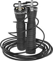 Northwall S1 - Springtouw - Professioneel Crossfit & Fitness Speed Rope - Jump Rope - Zwart