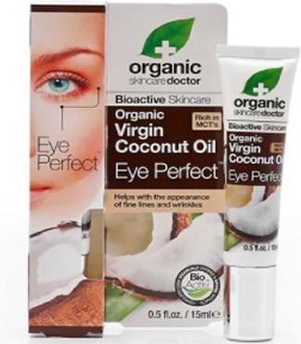 Dr Organic Virgin Coconut Oil Eye Perfect 15ml Dr. Organic