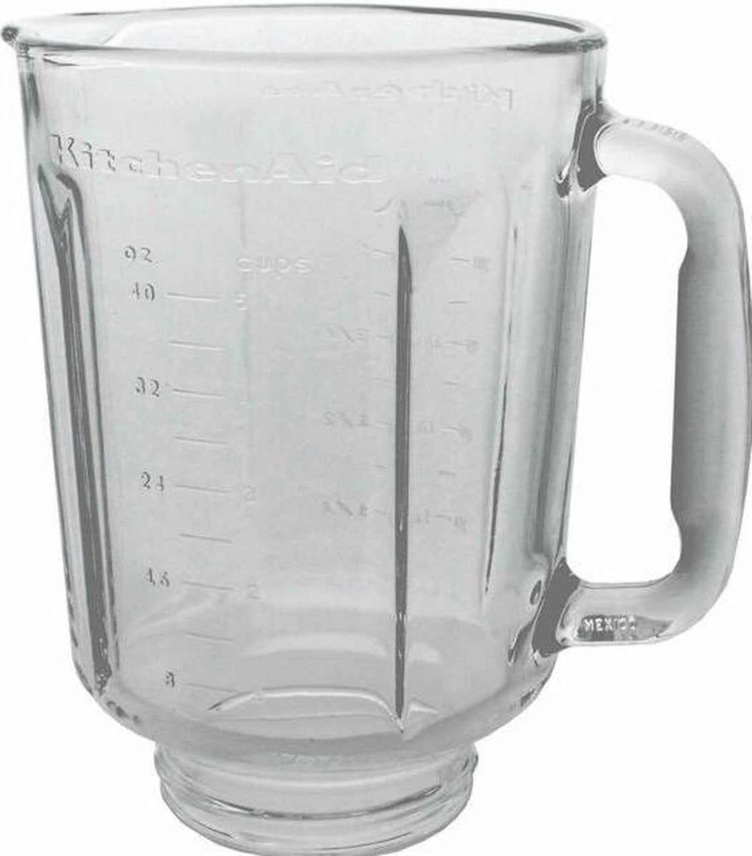 Kitchenaid beker glazen blenderbeker blenderkan glas 1.25ltr blender - 190 x 140 x 200 mm !!