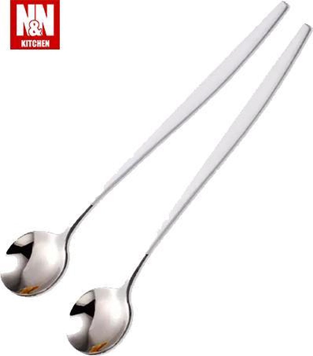 N&N Kitchen Duo Designer Lepels RVS - Wit