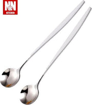 N&N Kitchen Duo Designer Lepels RVS - Wit