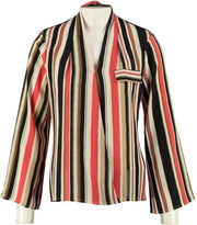 Signe nature gestreepte blouse 7/8e mouw - Maat 46