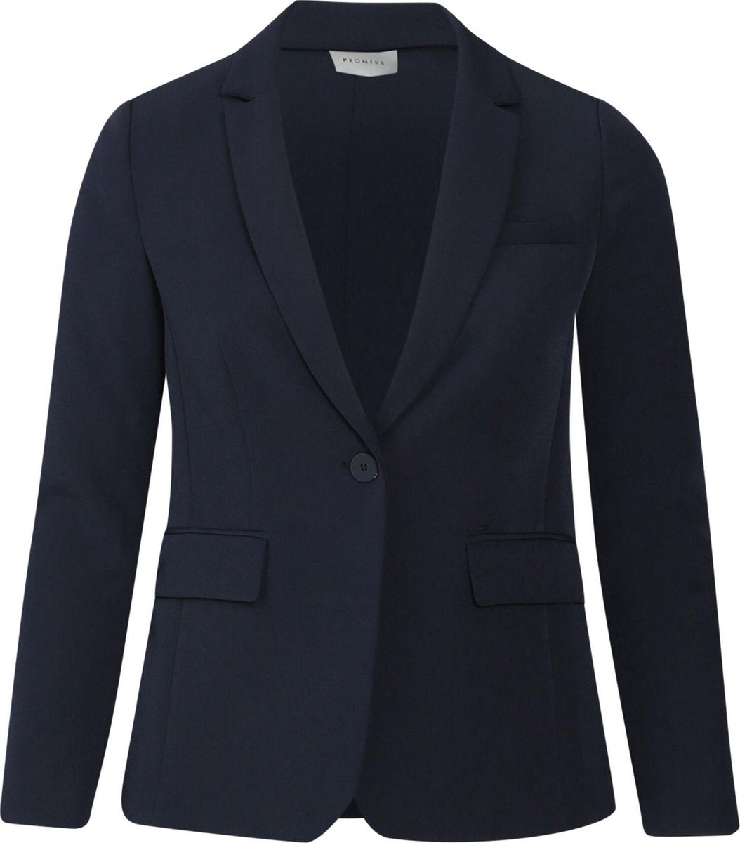 Promiss - Getailleerde blazer - Marineblauw