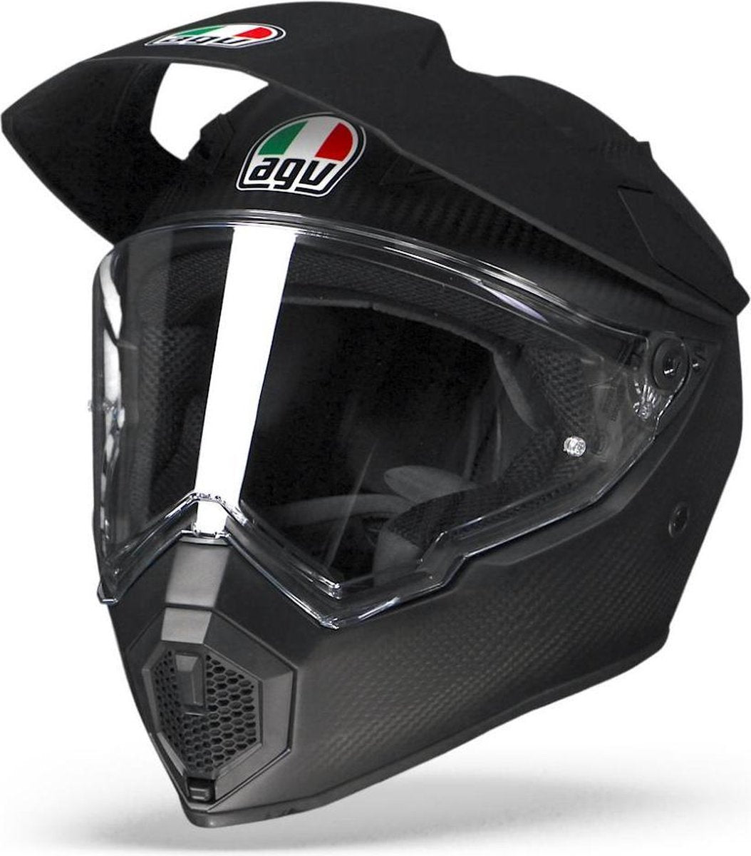 Agv AX9 Mat Carbon Integraalhelm - Motorhelm - Maat S