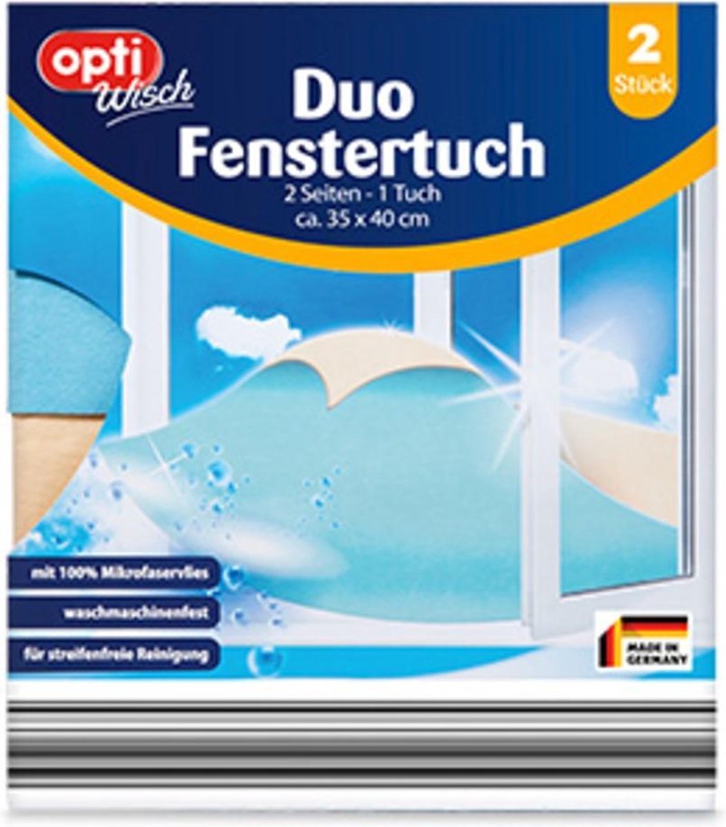 Duo zeemdoek 2 stuks 35x40 cm