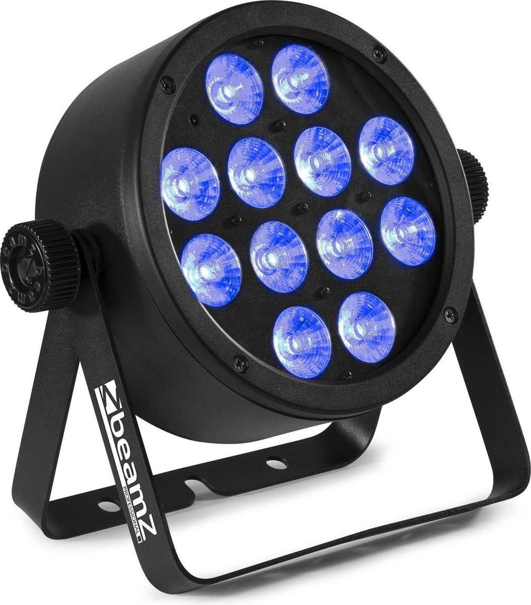 BeamZ BAC304 LED PAR met aluminium behuizing en 12x 4-in-1 LED's van 8W